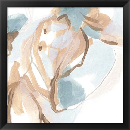 Framed Abstracted Shells II Print