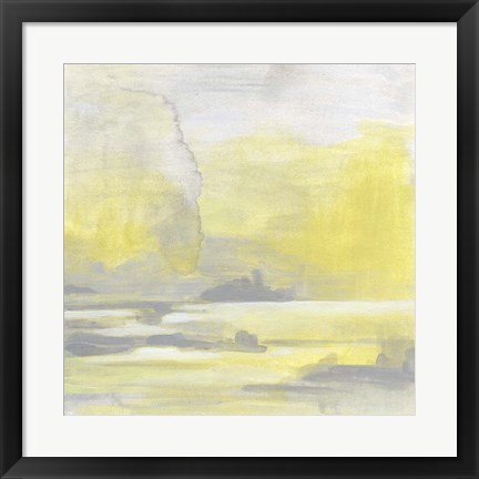 Framed Citron Shore II Print