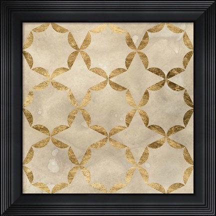 Framed Tile Tableau V Print