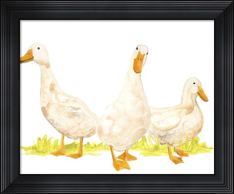 Framed Quack Squad I Print