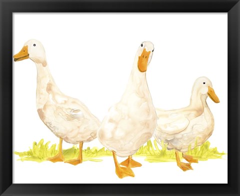 Framed Quack Squad I Print