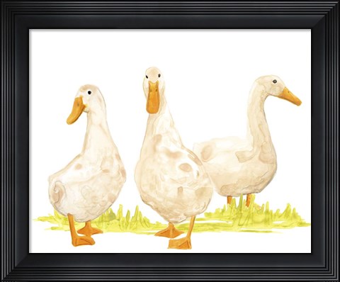Framed Quack Squad II Print