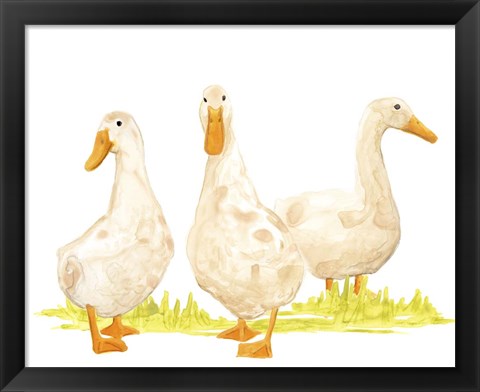 Framed Quack Squad II Print