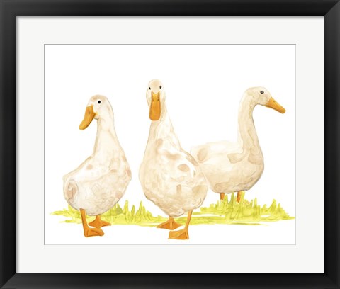 Framed Quack Squad II Print