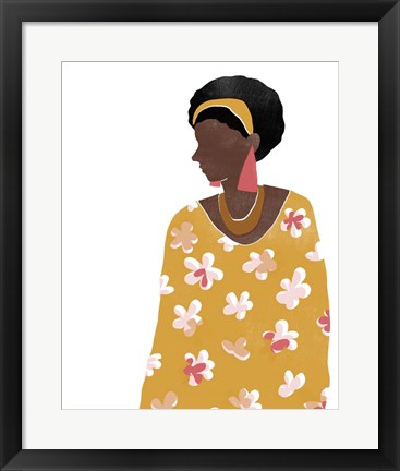 Framed Pattern Poise II Print