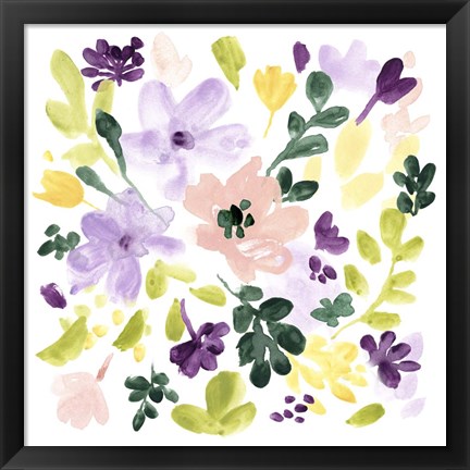 Framed Lavender Meadow II Print