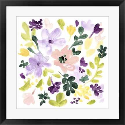 Framed Lavender Meadow II Print