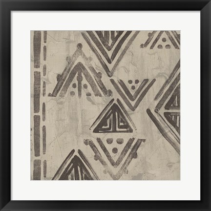 Framed Bazaar Tapestry III Print