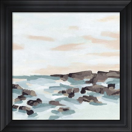 Framed Coastal Shoals II Print