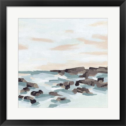 Framed Coastal Shoals II Print