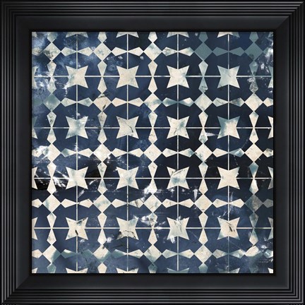 Framed Tile-Dye I Print