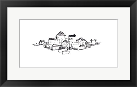 Framed Citadel Sketch I Print