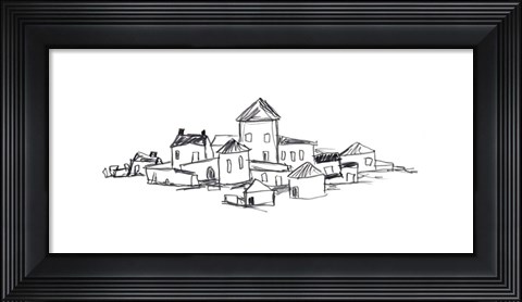 Framed Citadel Sketch II Print