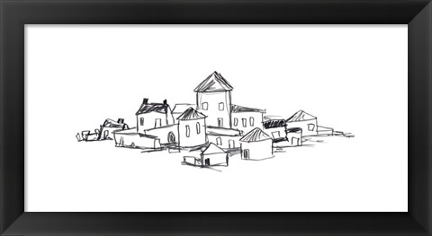 Framed Citadel Sketch II Print