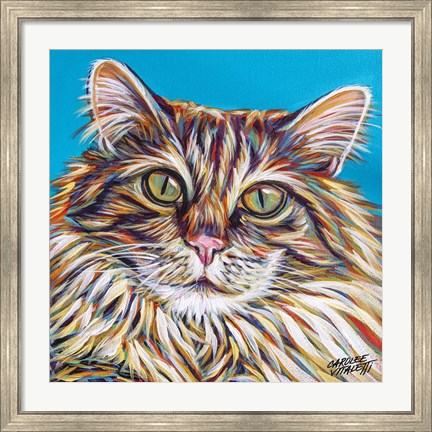 Framed High Society Cat I Print