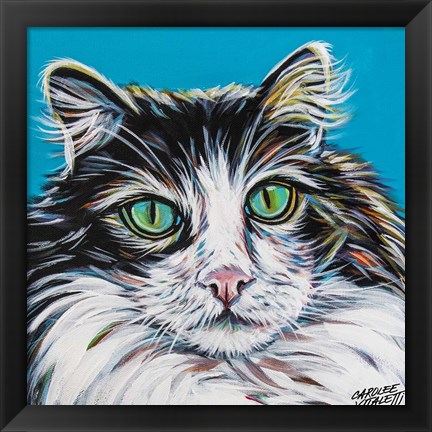 Framed High Society Cat II Print