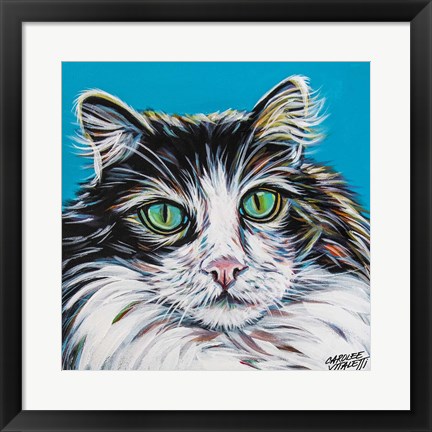 Framed High Society Cat II Print