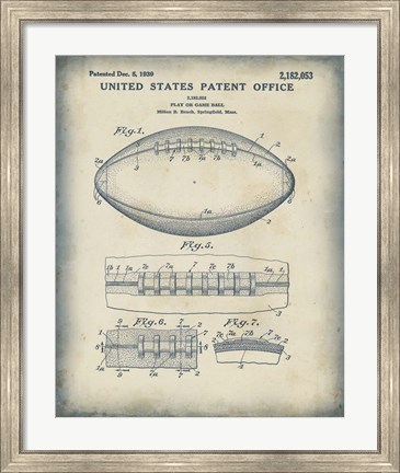 Framed Patented Sport I Print