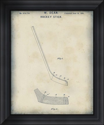 Framed Patented Sport III Print