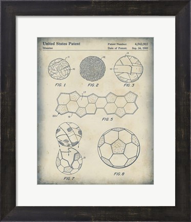 Framed Patented Sport V Print
