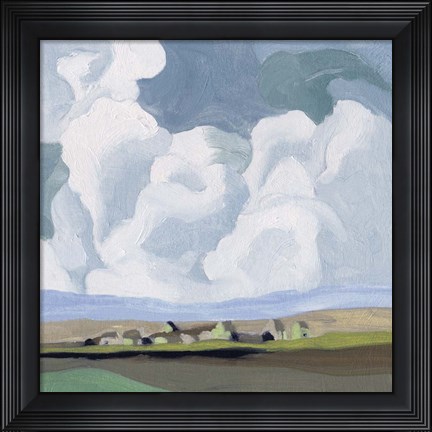 Framed Quiet Village IV Print