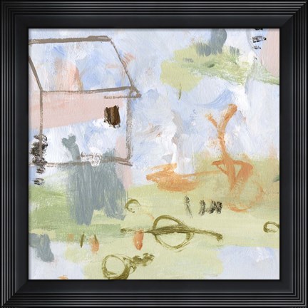 Framed Hopscotch Doodles II Print