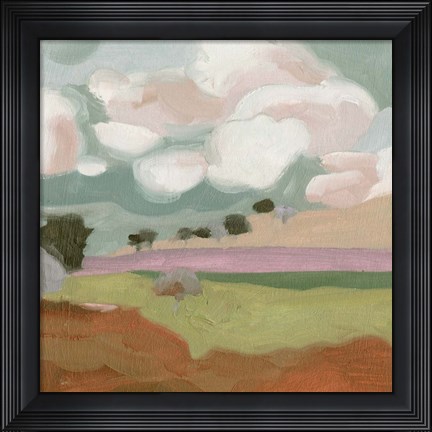 Framed Violet Fields IV Print