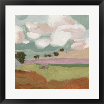 Framed Violet Fields IV Print