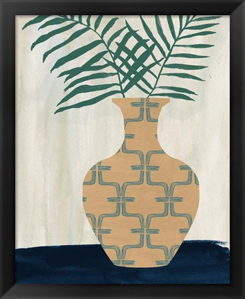 Framed Palm Branches I Print