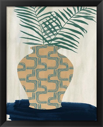 Framed Palm Branches II Print