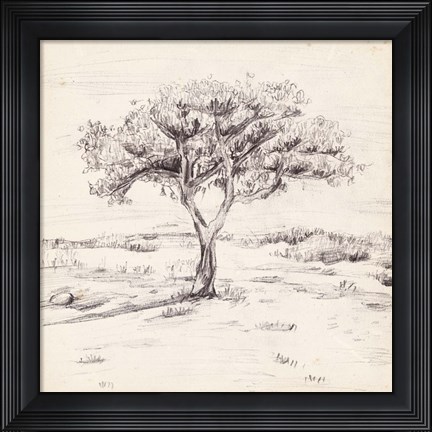 Framed Silent Presence II Print