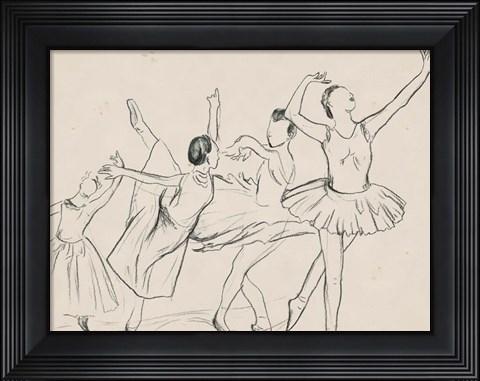 Framed La Ballerine II Print