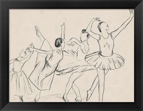 Framed La Ballerine II Print