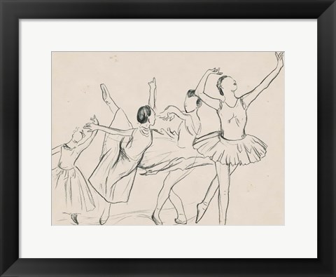 Framed La Ballerine II Print