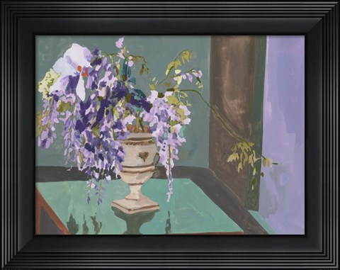 Framed Blooming Wisteria II Print