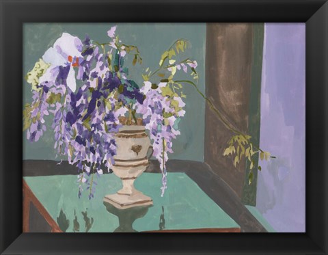 Framed Blooming Wisteria II Print