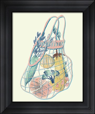 Framed Grocery Time I Print