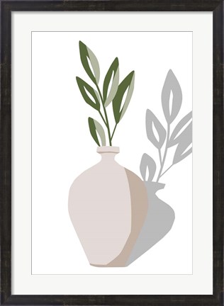 Framed Vase &amp; Stem V Print