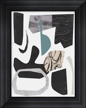 Framed Underground Shapes I Print