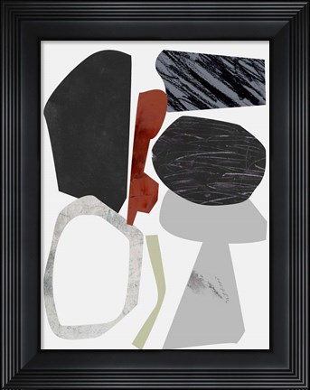Framed Underground Shapes II Print