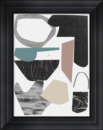 Framed Underground Shapes III Print