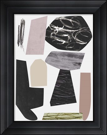 Framed Underground Shapes IV Print