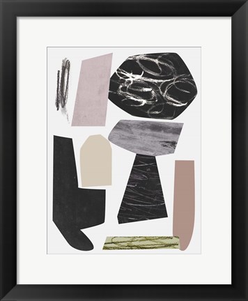 Framed Underground Shapes IV Print