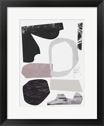 Framed Underground Shapes VI Print