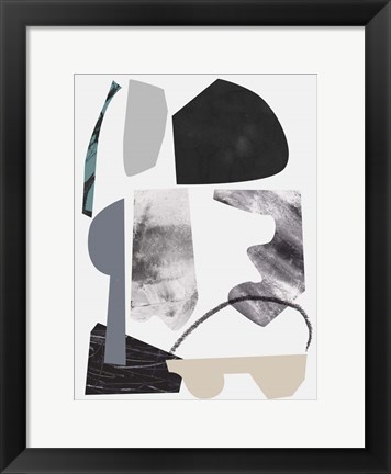 Framed Underground Shapes VII Print