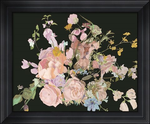 Framed Blooming in the Dark I Print