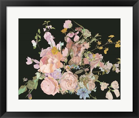 Framed Blooming in the Dark I Print