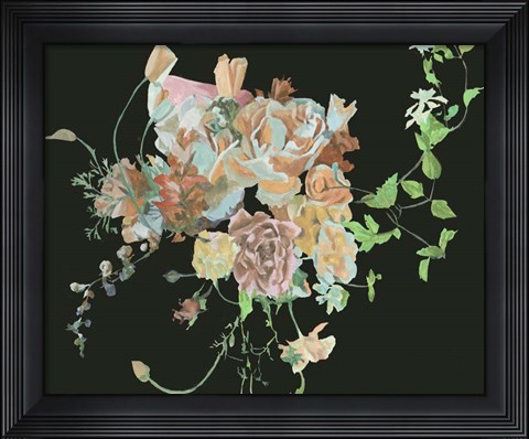 Framed Blooming in the Dark II Print