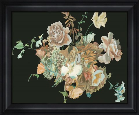 Framed Blooming in the Dark III Print