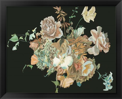 Framed Blooming in the Dark III Print